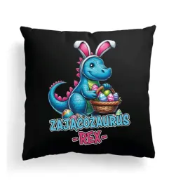 czarna-poduszka-z-imieniem-na-wielkanoc-zajaczek-zajaczkozaurus-rex-11