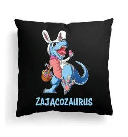 czarna-poduszka-z-imieniem-na-wielkanoc-zajaczek-zajaczkozaurus-rex-12