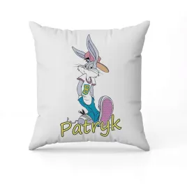 poduszka-z-imieniem-na-wielkanoc-krolik-bugs-baks-bajka-film-kroliczek