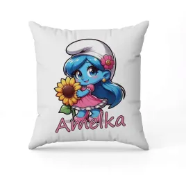 poduszka-z-imieniem-na-wielkanoc-smerf-smerfetka-bajka-smerfy-niebieskie