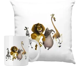 zestaw-poduszka-kubek-madagaskar-pomysl-na-prezent-imie