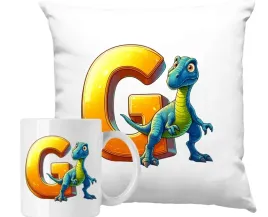zestaw-poduszka-kubek-dino-dinozaur-litera-g-alfabet-pomysl-na-prezent
