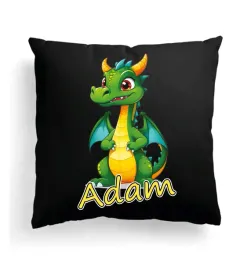 czarna-poduszka-z-imieniem-na-wielkanoc-dinozaur-dino-smok-smoki-z-bajki