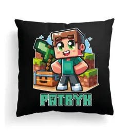 czarna-poduszka-z-imieniem-na-wielkanoc-minecraft-gra-postac-majkraft-2