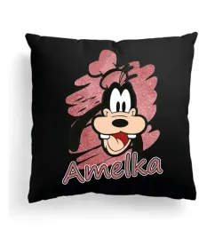 czarna-poduszka-z-imieniem-na-wielkanoc-smieszny-goofy-pluto-myszka-miki