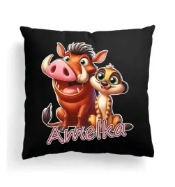 czarna-poduszka-z-imieniem-na-wielkanoc-timon-i-pumba-bajka-hakuna-matata