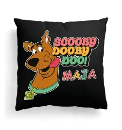 czarna-poduszka-z-imieniem-na-wielkanoc-smieszny-scooby-doo-pies-bajka