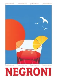 plakat-negroni-drink-vintage-retro-40x30-cm