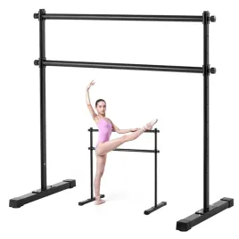 vevor-ballet-barre-podwojny-drazek-do-tanca-wolnostojacy-regulowany-mocny