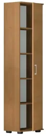 regal-biurowy-slupek-g-30-1d-30cm-olcha-z-drzwiami