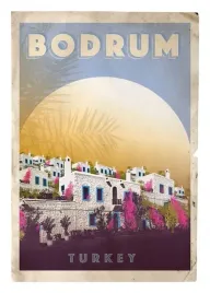bodrum-turcja-plakat-vintage-retro-art-30x21-cm-2