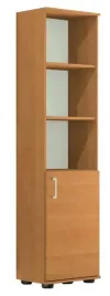 regal-biurowy-slupek-g-30-ii-1d-30cm-olcha-z-drzwiami