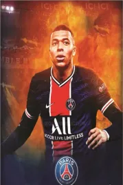 plakat-pilkarski-kylian-mbappe-psg-40x30-cm