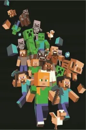 plakat-minecraft-gra-world-40x30-cm