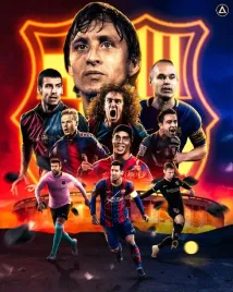 plakat-fc-barcelona-legendy-barca-messi-30x21-cm