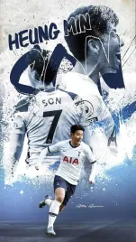 plakat-heung-min-son-tottenham-hotspur-30x21-cm
