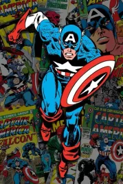 marvel-kapitan-ameryka-retro-plakat-30x21-cm