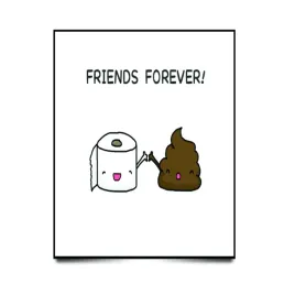 plakat-friends-forever-smieszny-60x40-cm