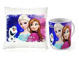 swiateczny-zestaw-poduszka-kubek-prezent-elsa-olaf-anna-imie-3
