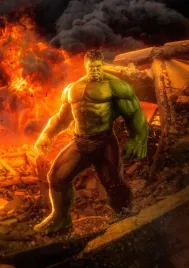 plakat-avengers-endgame-journeys-end-hulk-70x50-cm