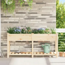 donica-ogrodowa-z-siatkami-161x43x76-cm-z-litego-drewna-swierkowego