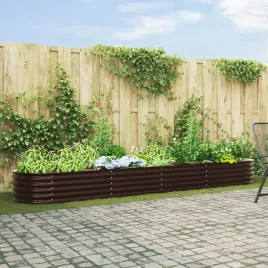 ogrod-podniesiony-brazowy-400x80x44-cm-stal-galwanizowana