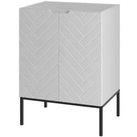 biala-ryflowana-szafka-pod-umywalke-60-cm-aspen-09-bm-czarny-stelaz
