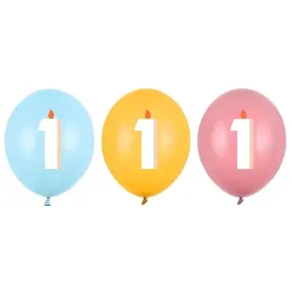 balony-cyfra-1-mix-pastelowy-partydeco-12-50-szt