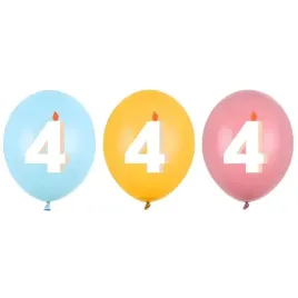 balony-cyfra-4-mix-pastelowy-partydeco-12-50-szt