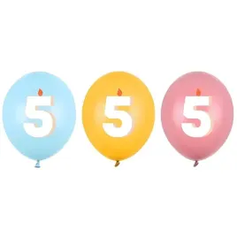 balony-cyfra-5-mix-pastelowy-partydeco-12-50-szt