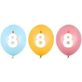 balony-cyfra-8-mix-pastelowy-partydeco-12-50-szt