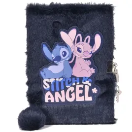 pamietnik-pluszowy-z-klodka-w-linie-96-kartek-stitch-i-angel-granatowy-paso