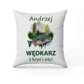 biala-poduszka-swiateczna-z-nadrukiem-wedkarz-z-krwi-i-osci-imie-3