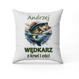 biala-poduszka-swiateczna-z-nadrukiem-wedkarz-z-krwi-i-osci-imie-2
