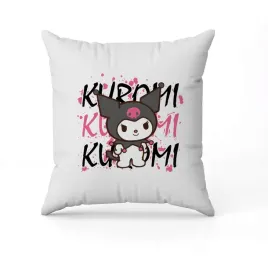 biala-poduszka-swiateczna-z-nadrukiem-prezent-bajka-kuromi-imie
