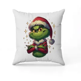 biala-poduszka-swiateczna-z-nadrukiem-prezent-grinch-swieta-imie-9