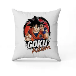 biala-poduszka-swiateczna-z-nadrukiem-prezent-anime-goku-imie