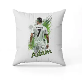 biala-poduszka-swiateczna-z-nadrukiem-przent-ronaldo-pilkarz-imie-5