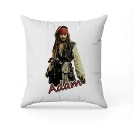 biala-poduszka-swiateczna-z-nadrukiem-przent-jack-sparrow-imie