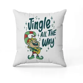 biala-poduszka-swiateczna-z-nadrukiem-prezent-jingle-all-the-way-imie