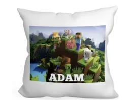 biala-poduszka-swiateczna-z-nadrukiem-prezent-minecraft-gra-imie-5