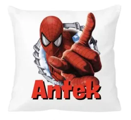 biala-poduszka-swiateczna-z-nadrukiem-prezent-spiderman-avengers-imie-8