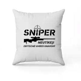 biala-poduszka-swiateczna-z-nadrukiem-prezent-smieszny-napis-sniper-imie