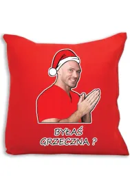 czerwona-poduszka-swiateczna-z-nadrukiem-prezent-dla-zony-imie