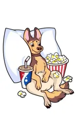 naprasowanka-aplikacja-termo-naklejka-na-odziez-pies-poduszka-film-popcorn