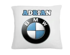 biala-poduszka-swiateczna-z-nadrukiem-prezent-bmw-auto-e36-e39-imie-3