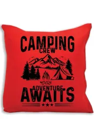 czerwona-poduszka-swiateczna-z-nadrukiem-prezent-camping-wycieczka-imie