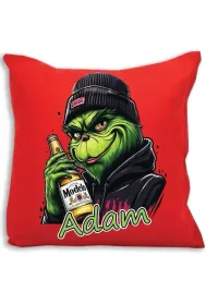 czerwona-poduszka-swiateczna-z-nadrukiem-grinch-imie-9