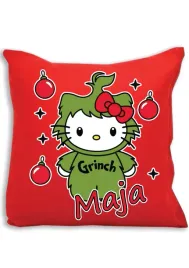 czerwona-poduszka-swiateczna-z-nadrukiem-hellow-kitty-imie