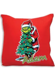czerwona-poduszka-swiateczna-z-nadrukiem-grinch-imie-13